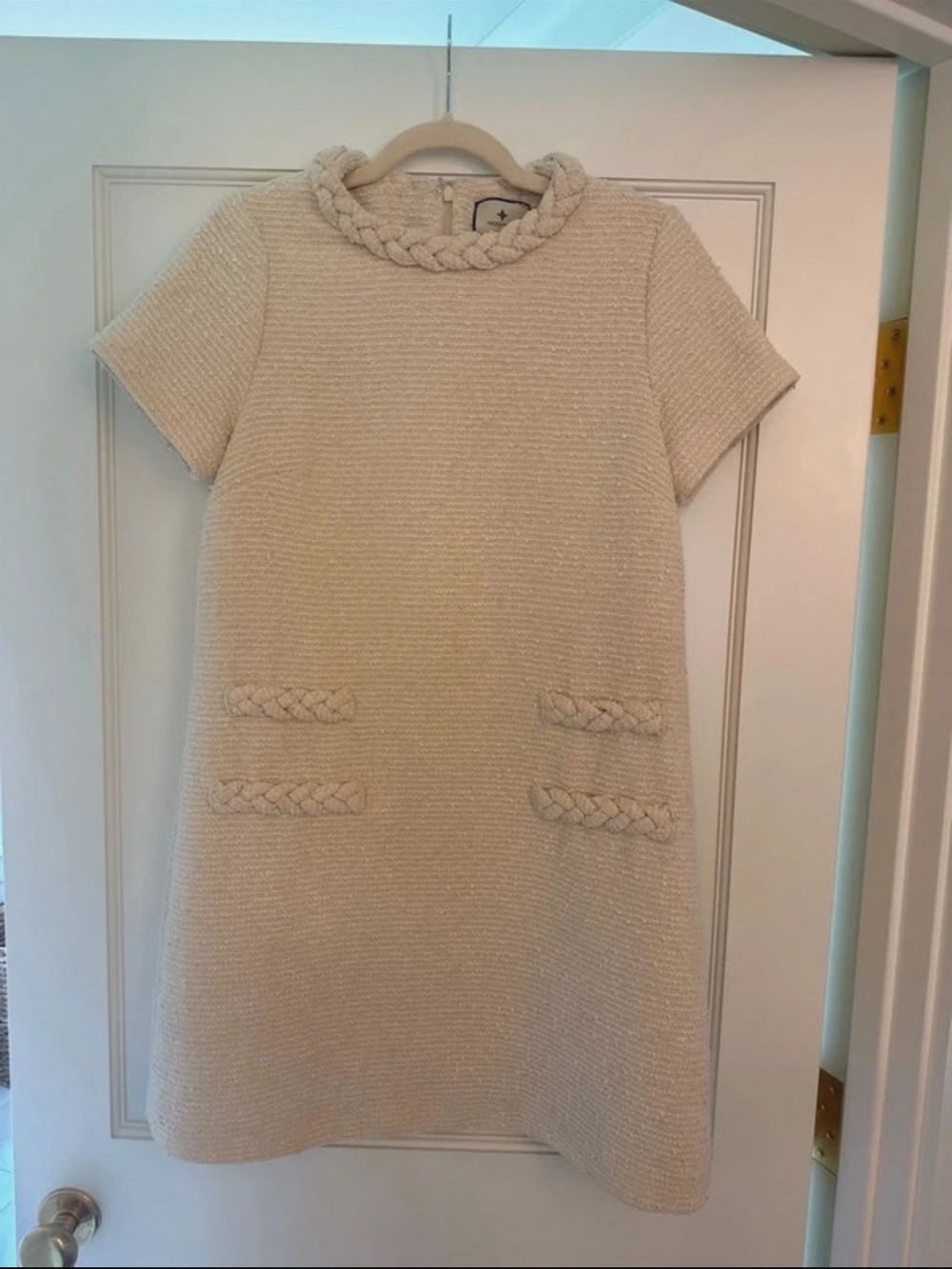 Tuckernuck Jackie Dress in cream, medium
